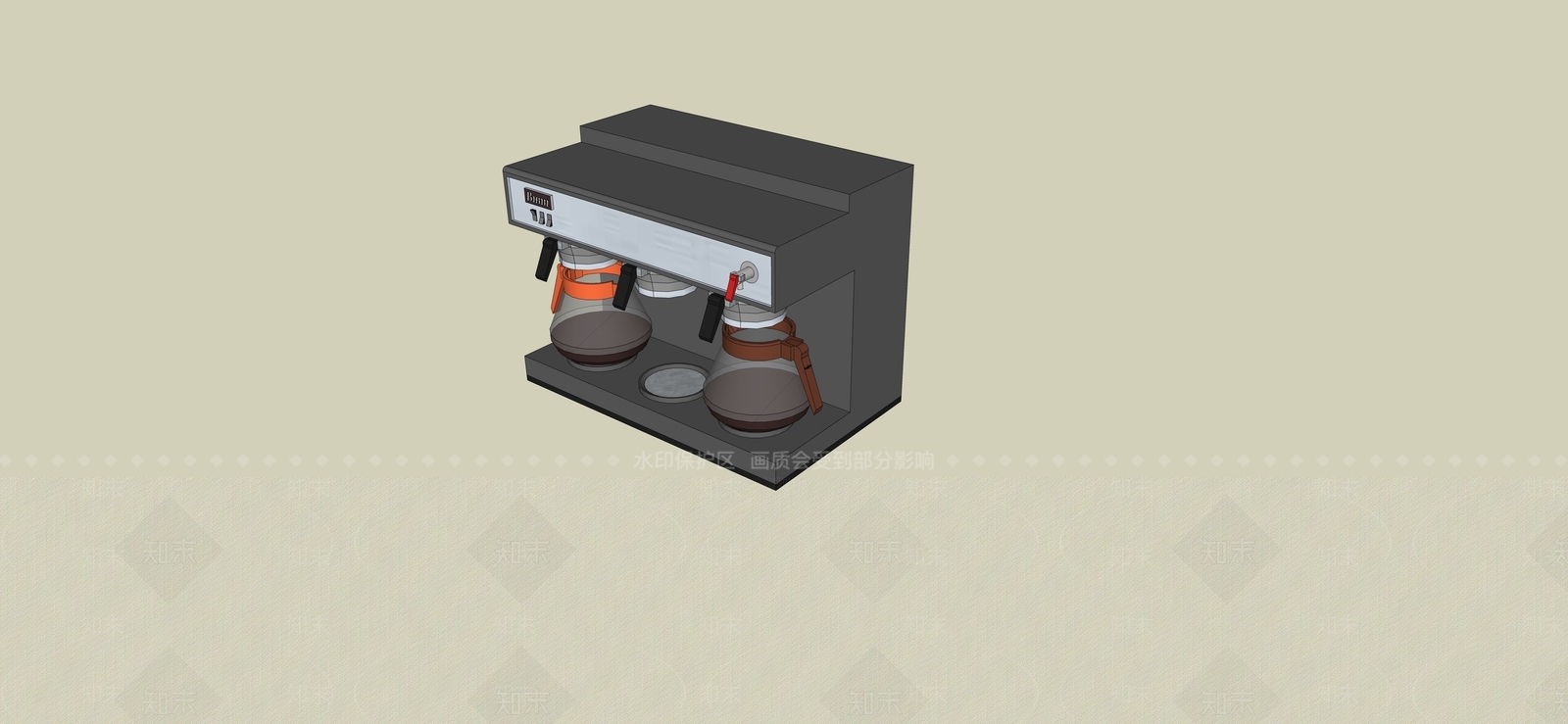 咖啡机SU模型下载【ID:1169165398】