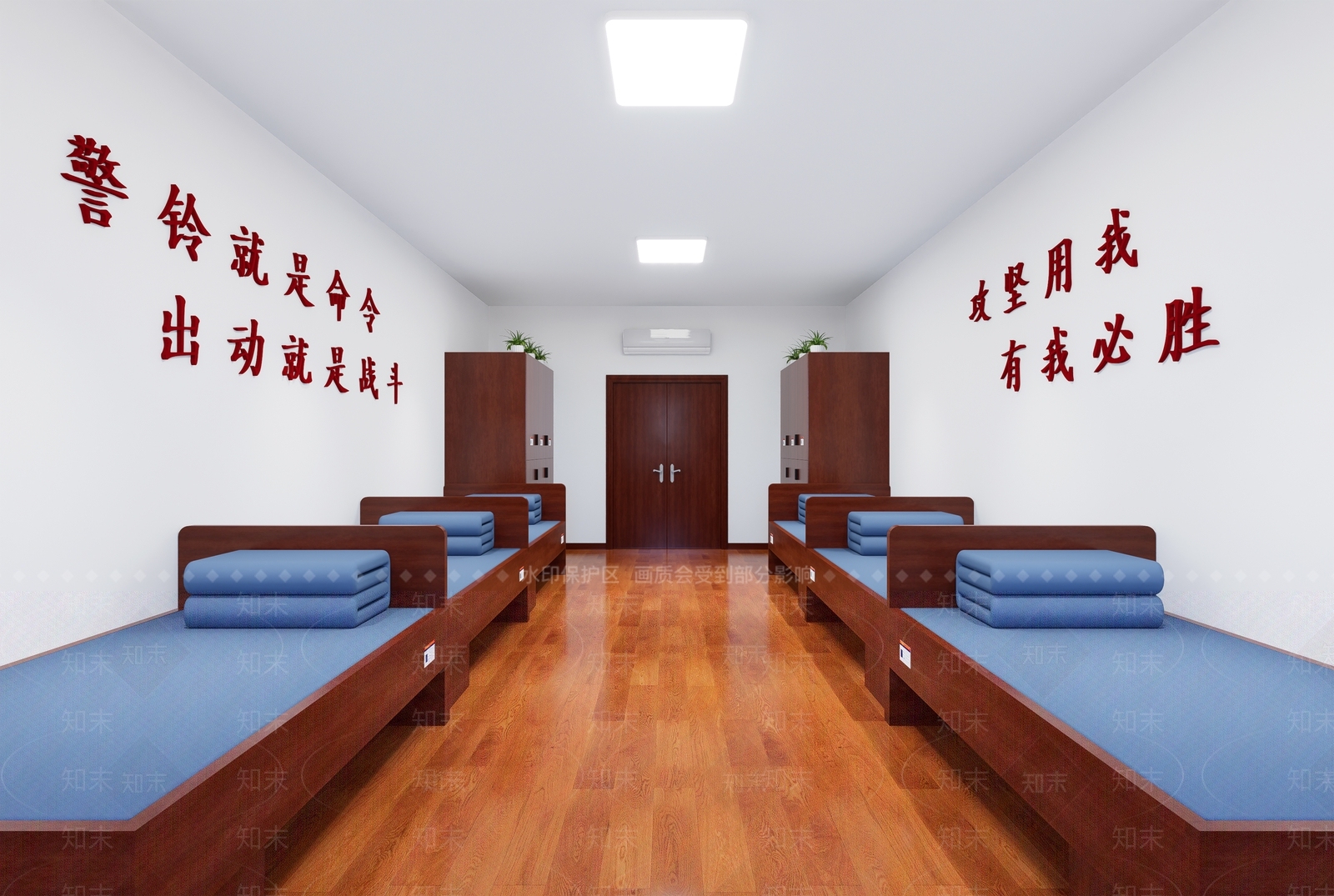 现代宿舍3D模型下载【ID:1214705227】