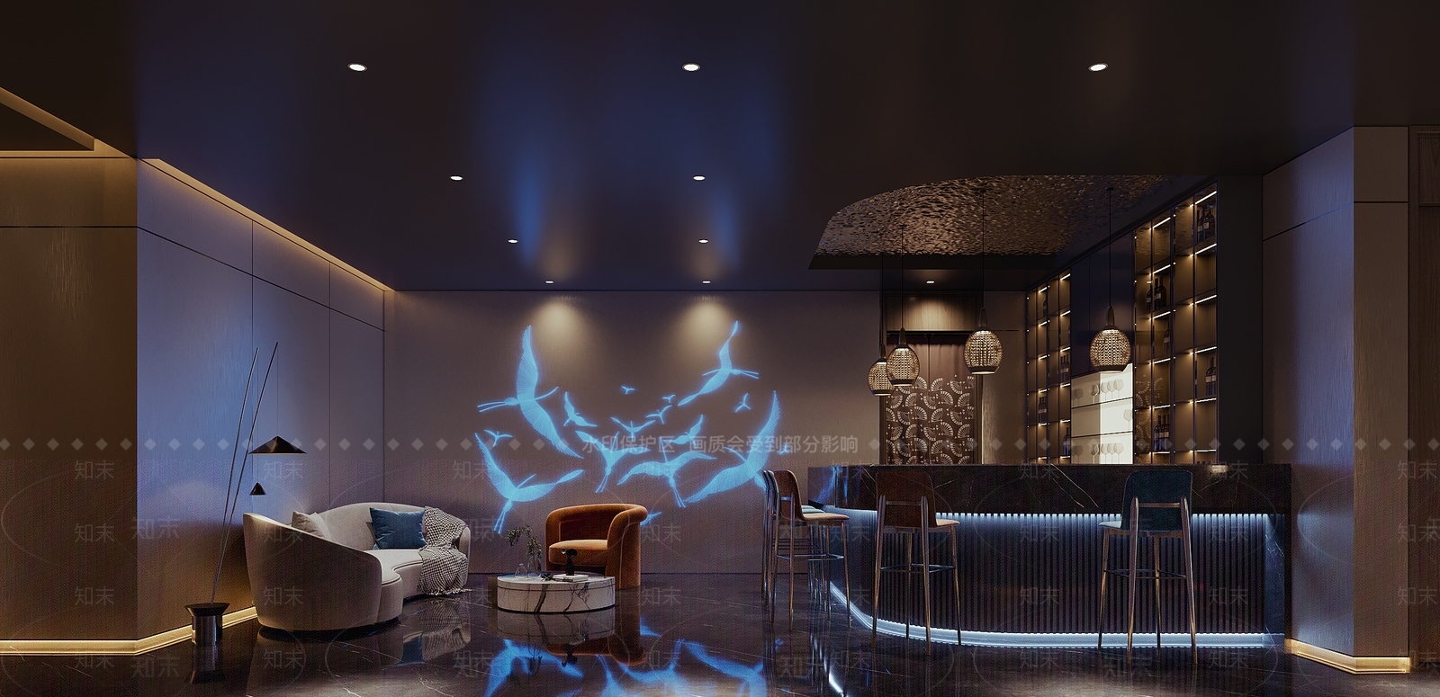 新中式足浴店3D模型下载【ID:1169186801】