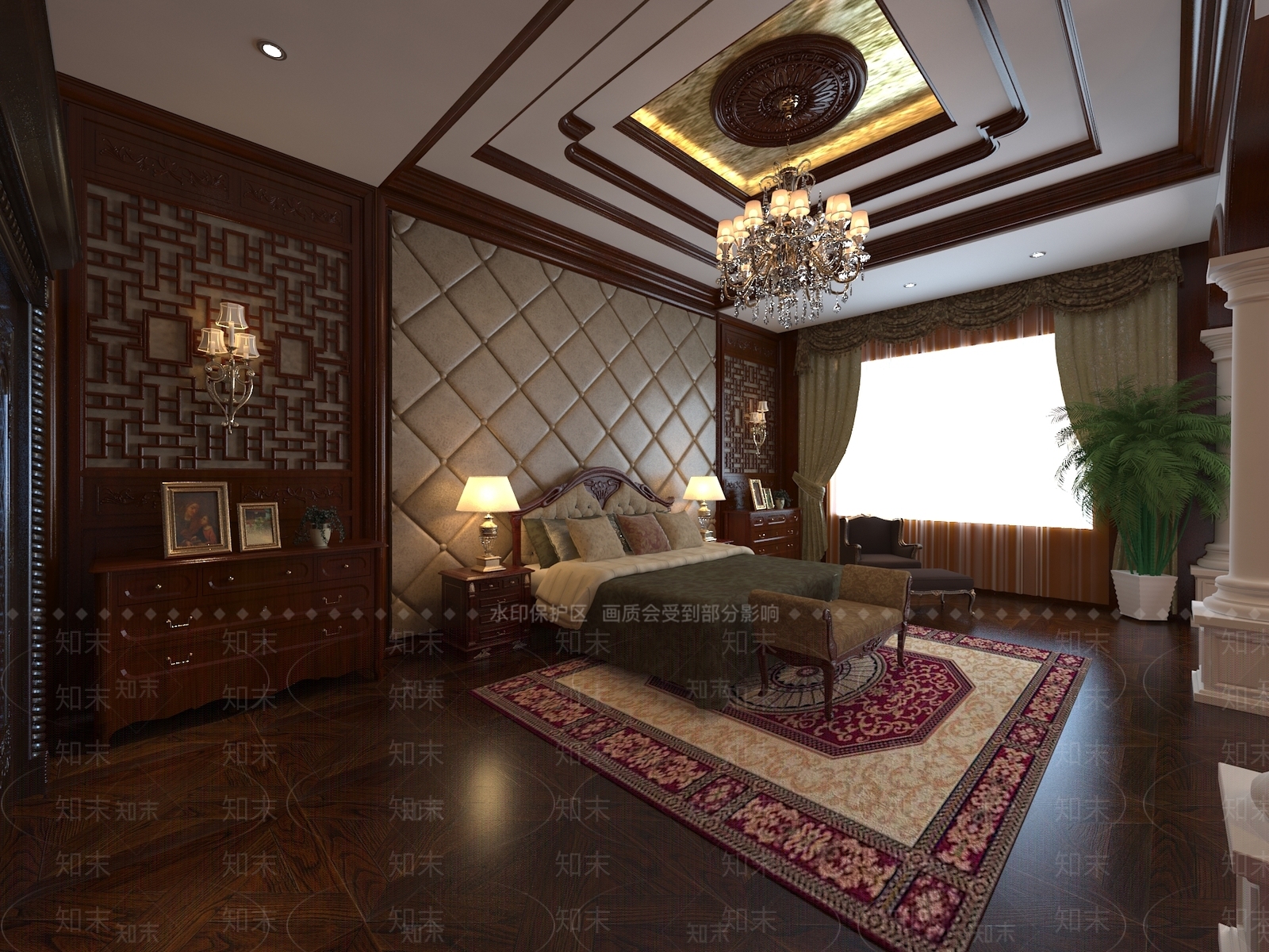欧式酒店3D模型下载【ID:1169186305】
