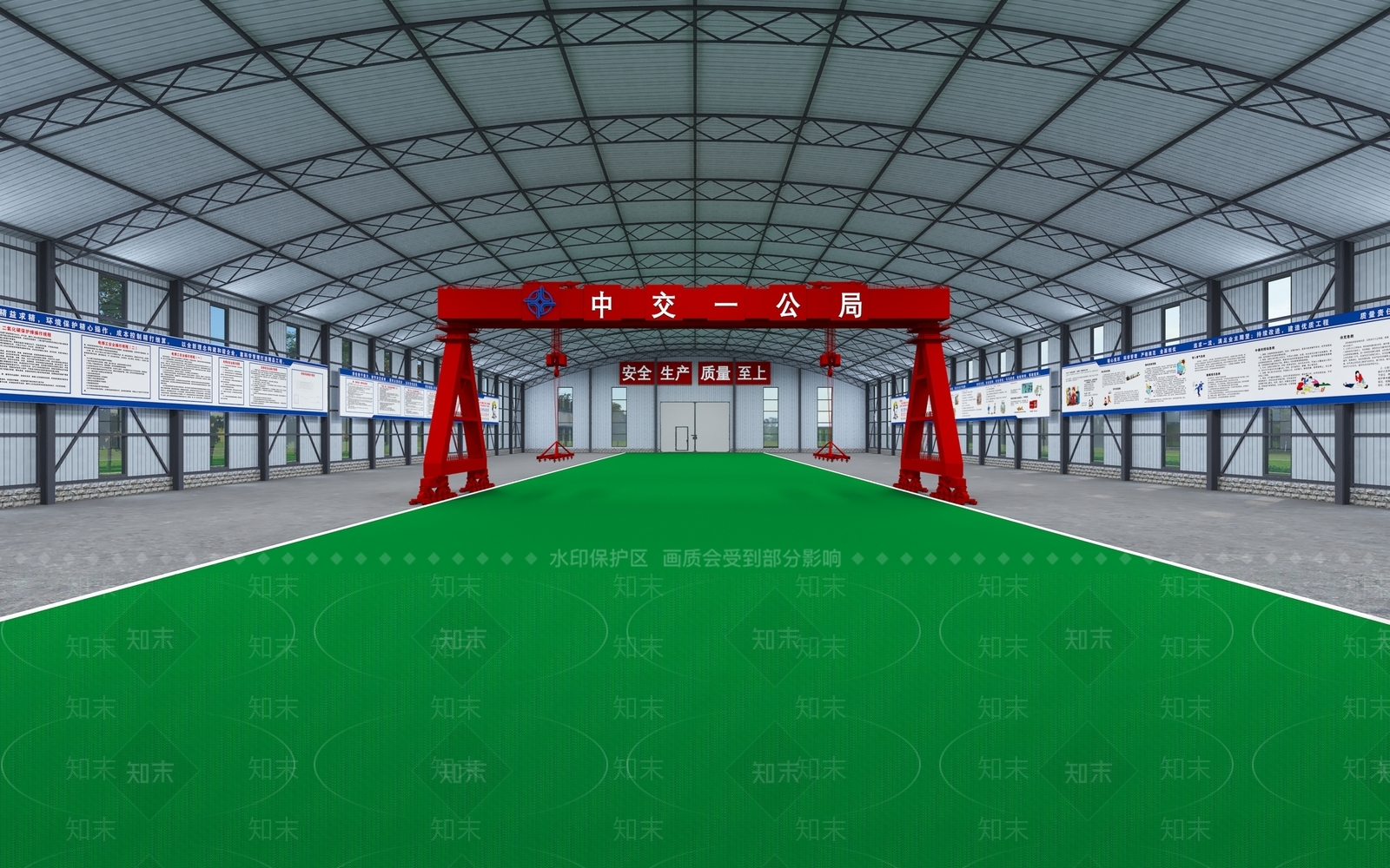 现代厂房3D模型下载【ID:1169188910】