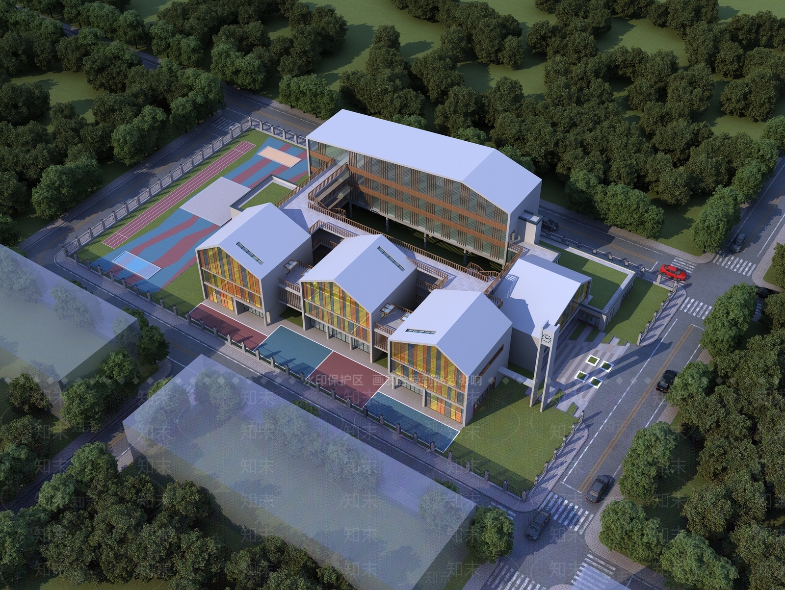 现代新中式其他文体建筑3D模型下载【ID:1169257837】