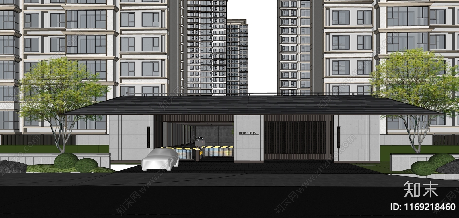 新中式门头施工图下载【ID:1169218460】