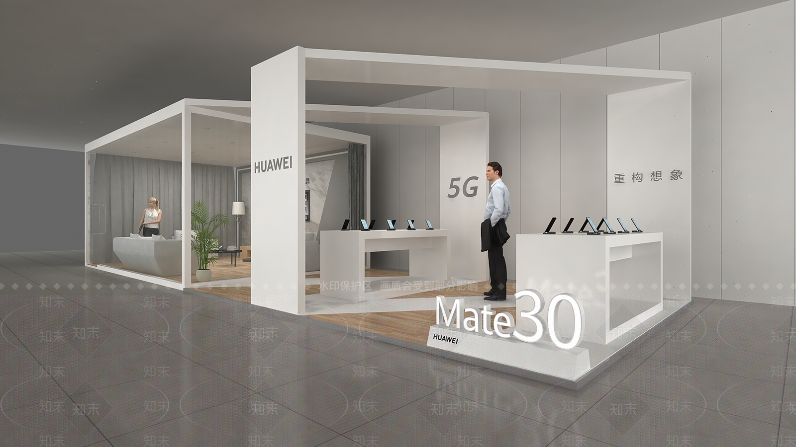 现代美陈3D模型下载【ID:1169317736】