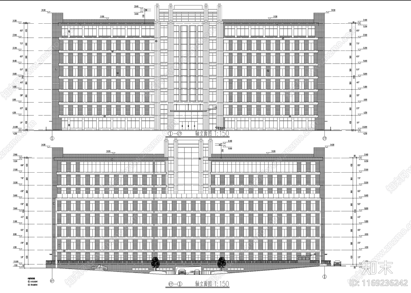 现代其他建筑cad施工图下载【ID:1169236242】