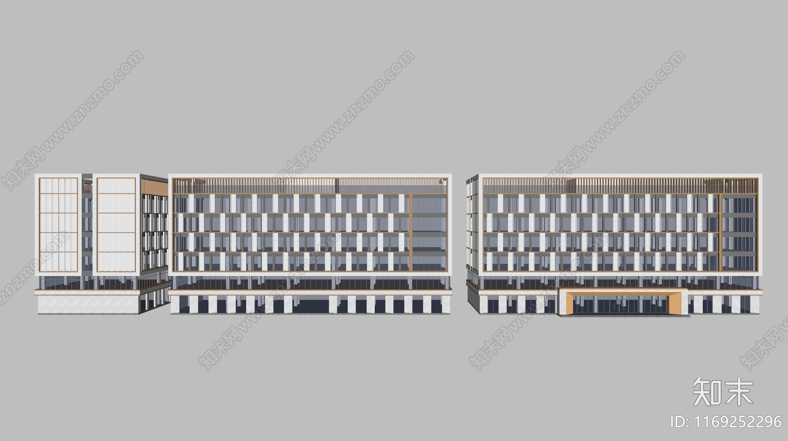 现代办公楼SU模型下载【ID:1169252296】