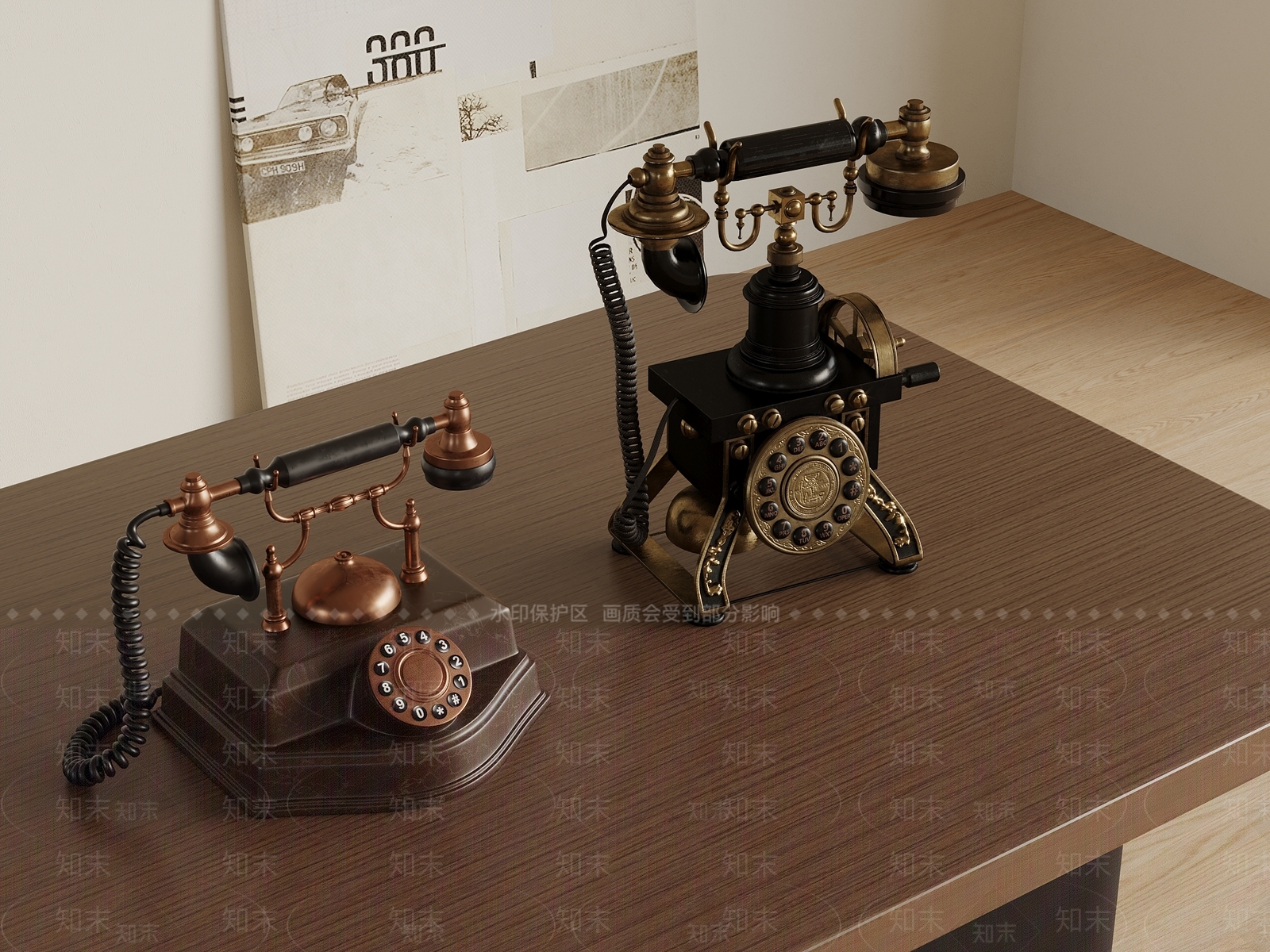 办公用品3D模型下载【ID:1169259826】