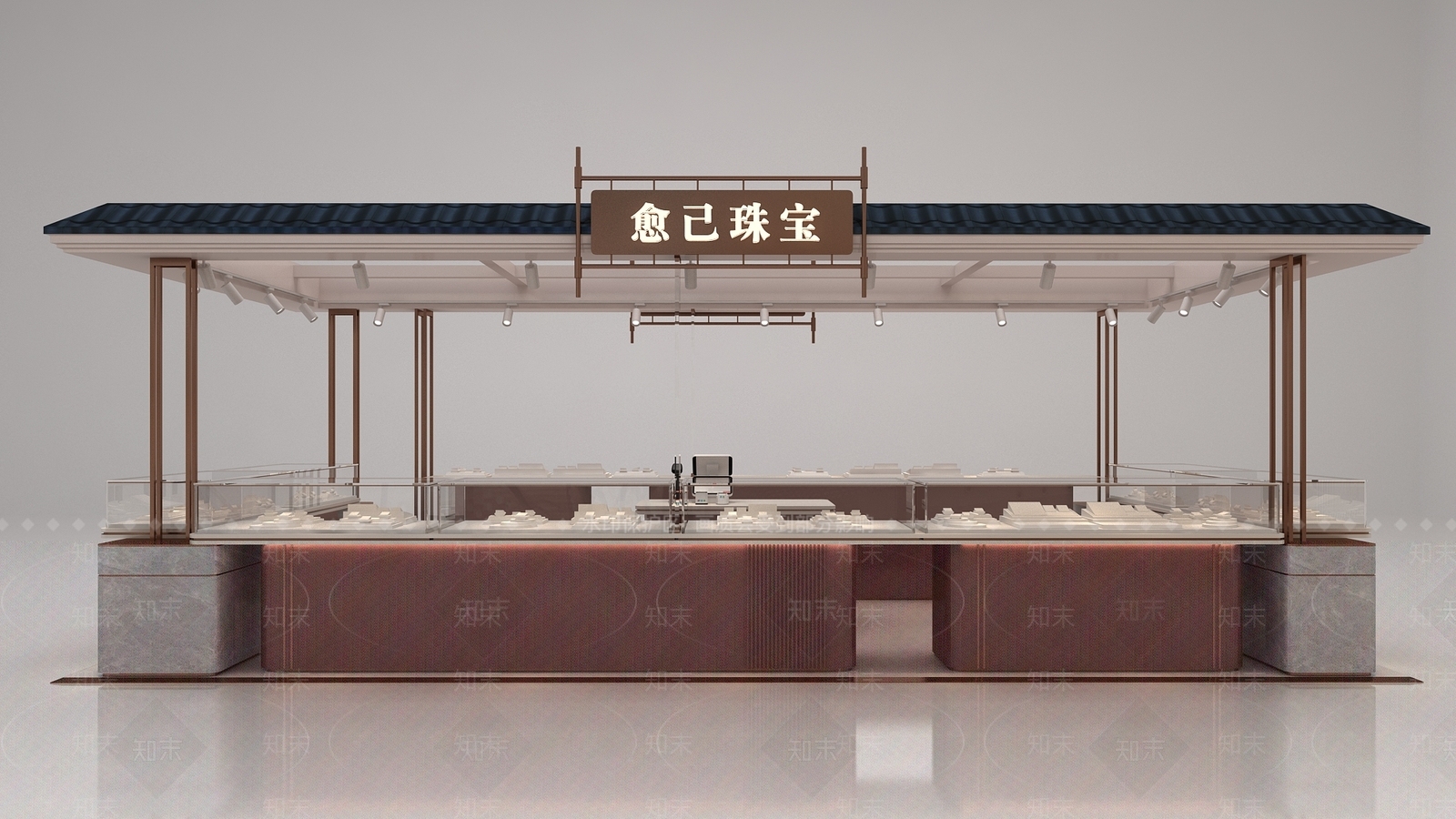 现代珠宝店3D模型下载【ID:1169265128】