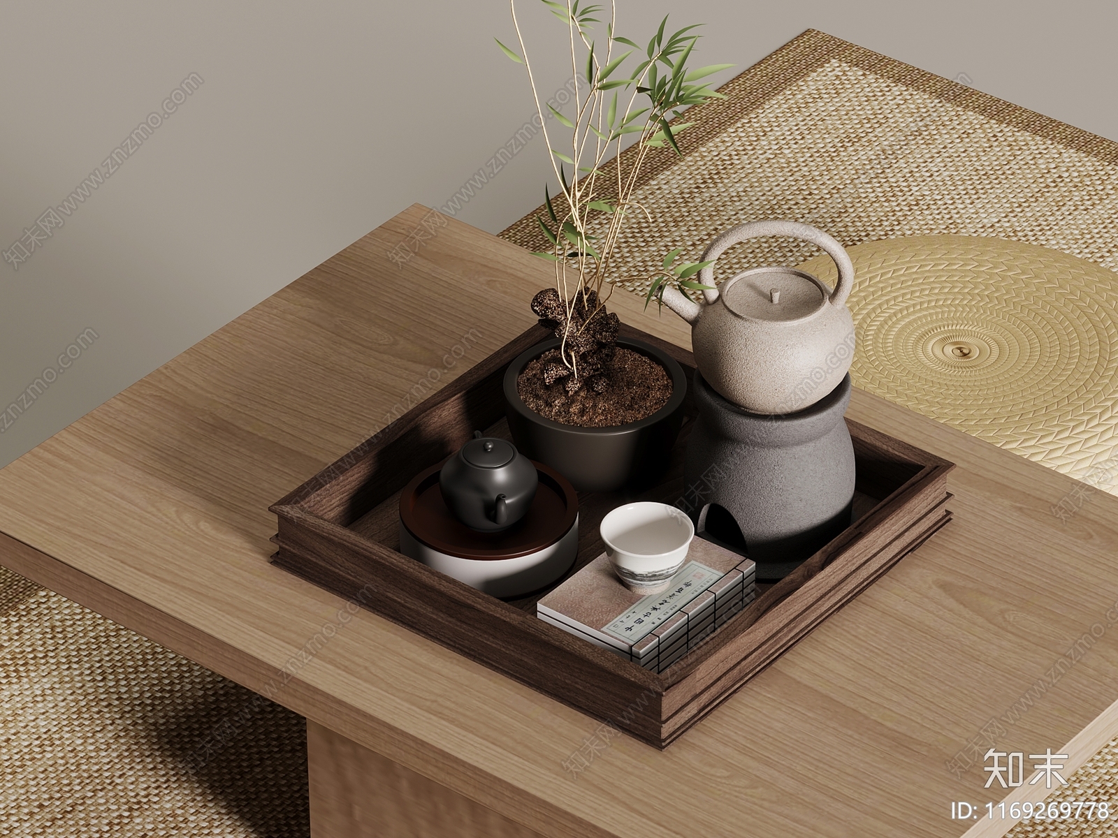 茶具3D模型下载【ID:1169269778】