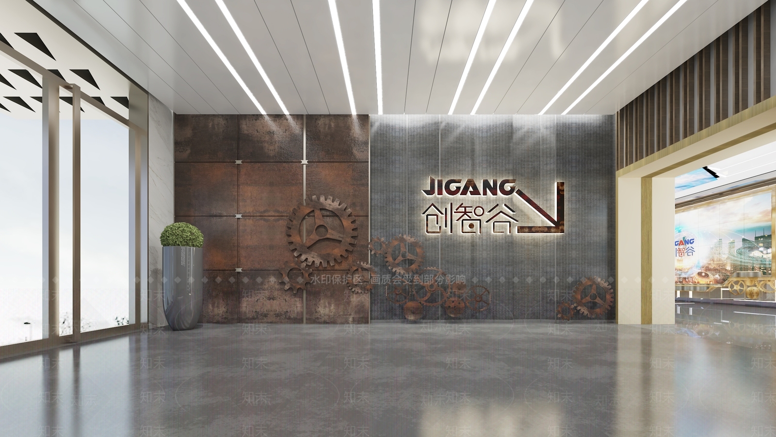 现代其他公共空间3D模型下载【ID:1169273055】