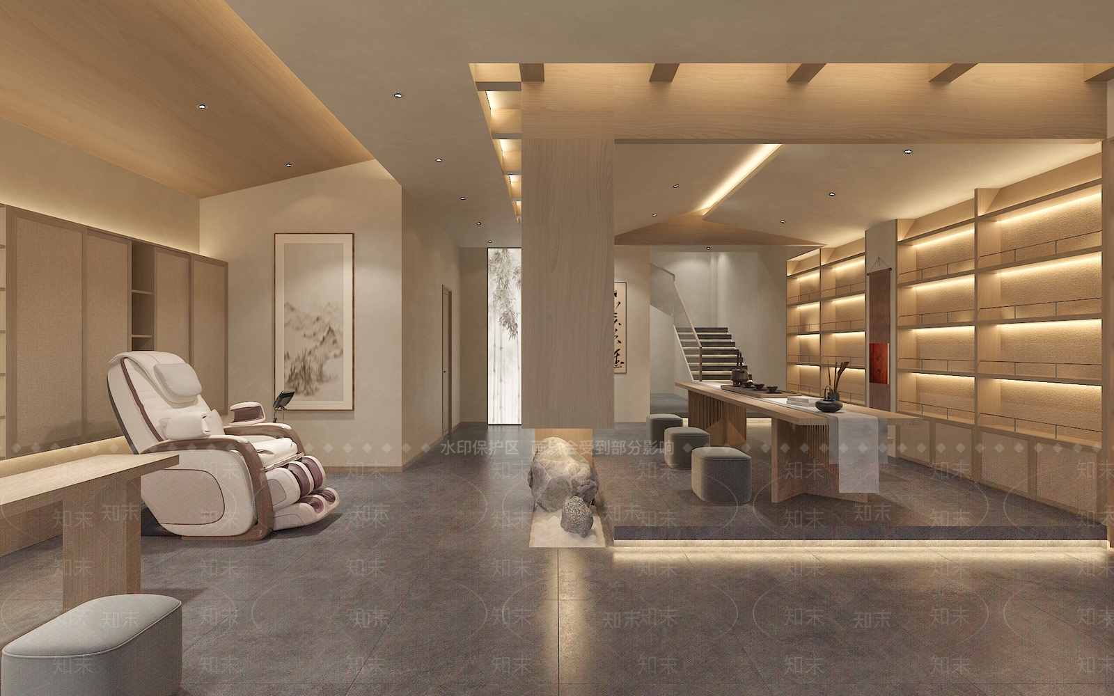 侘寂美容院3D模型下载【ID:1169275221】