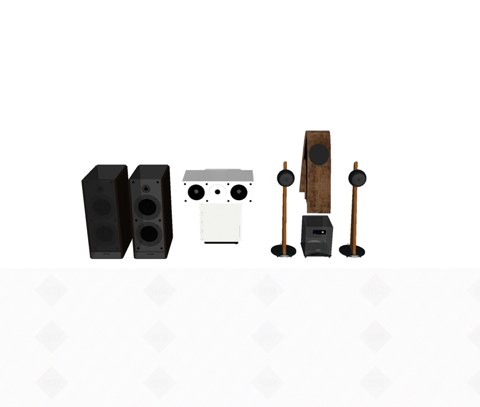 音响SU模型下载【ID:1169276153】