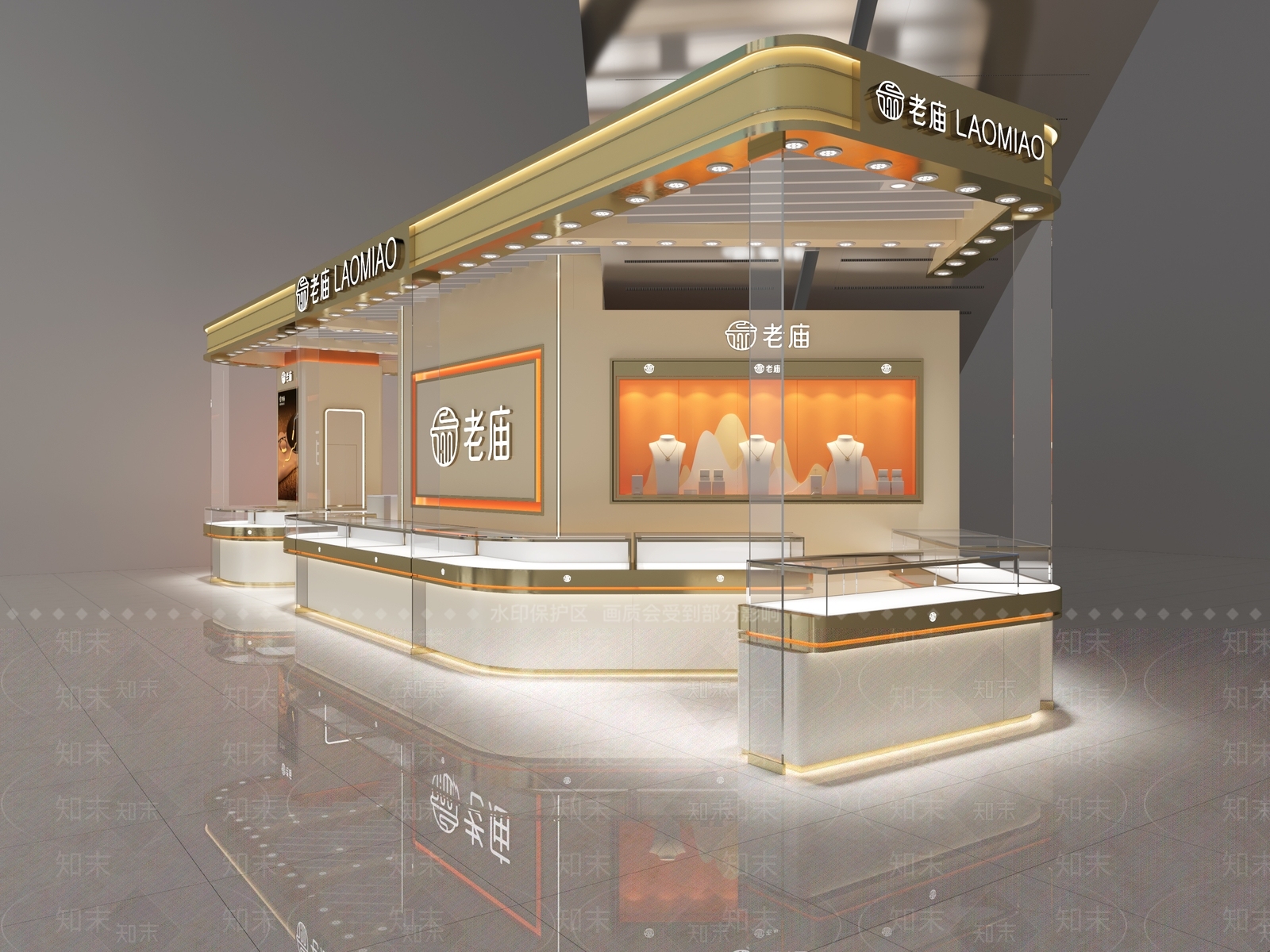 现代珠宝店3D模型下载【ID:1169285269】