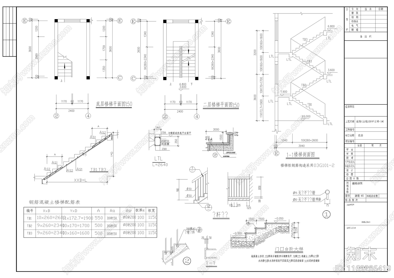 现代欧式别墅建筑cad施工图下载【ID:1169286419】