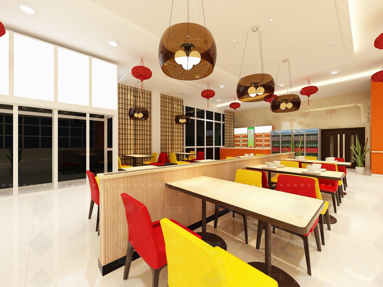 现代快餐店3D模型下载【ID:1169294616】