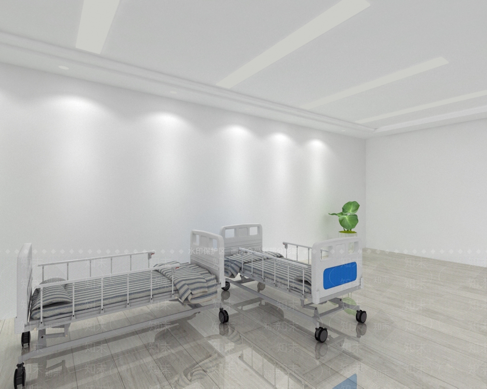 现代医院3D模型下载【ID:1169298561】