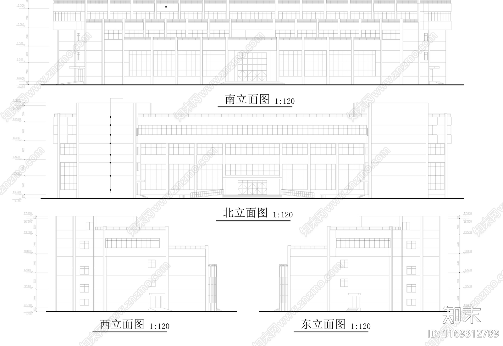 酒店建筑施工图下载【ID:1169312789】