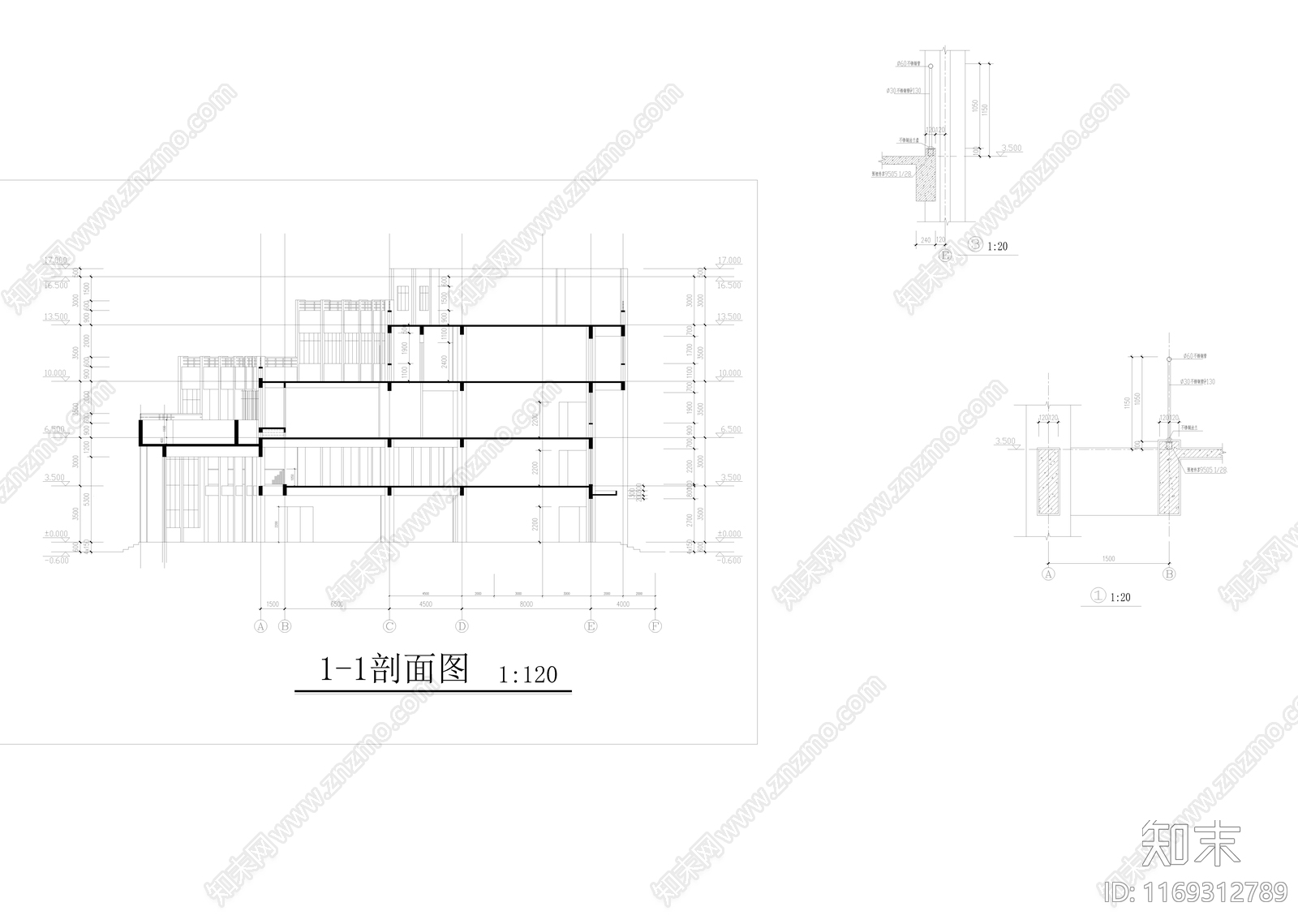 酒店建筑施工图下载【ID:1169312789】