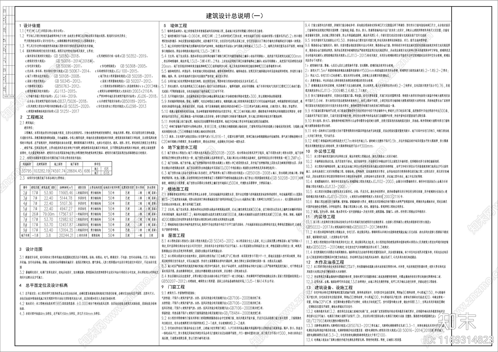 新中式住宅楼建筑cad施工图下载【ID:1169314823】