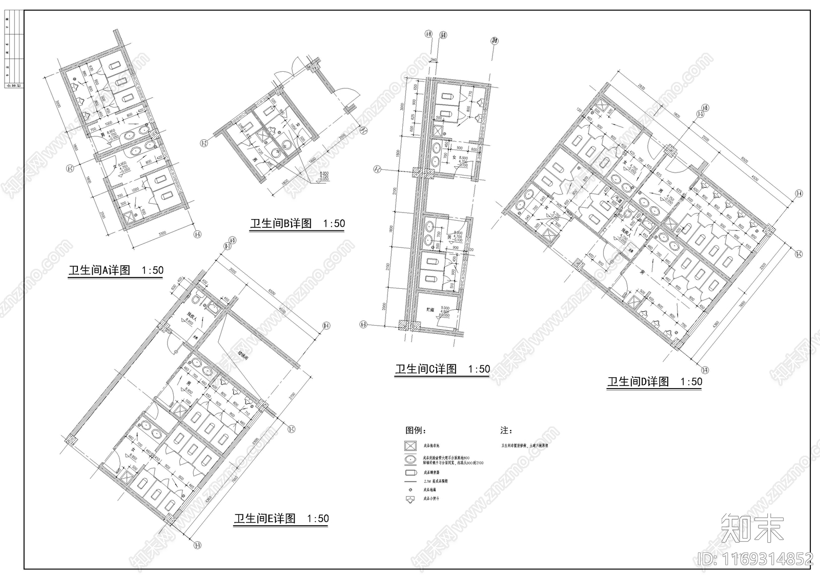 其他商业建筑施工图下载【ID:1169314852】