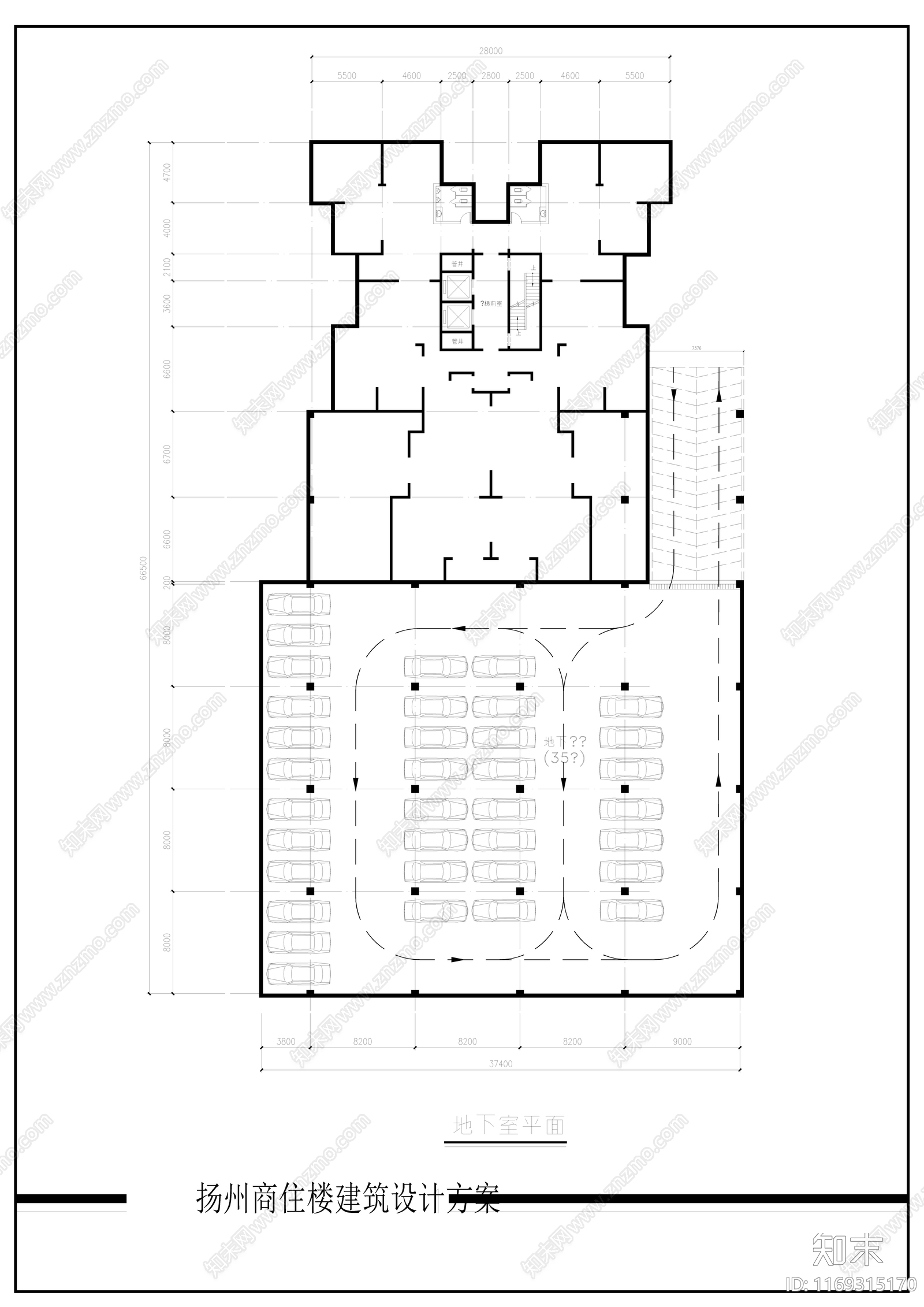 商业综合体cad施工图下载【ID:1169315170】