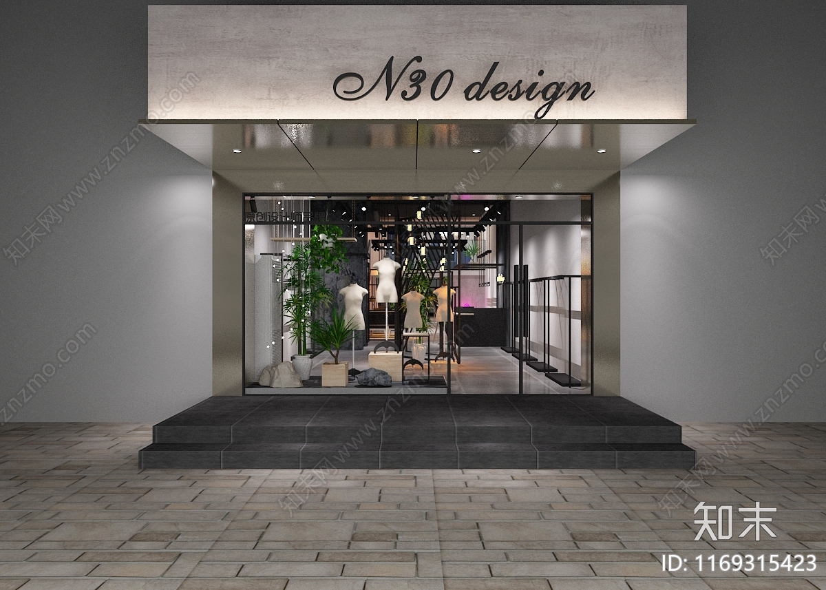 服装店cad施工图下载【ID:1169315423】