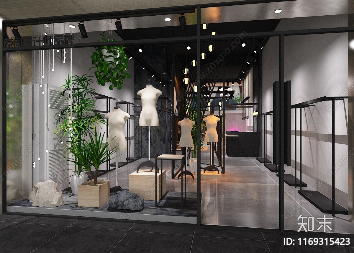 服装店cad施工图下载【ID:1169315423】
