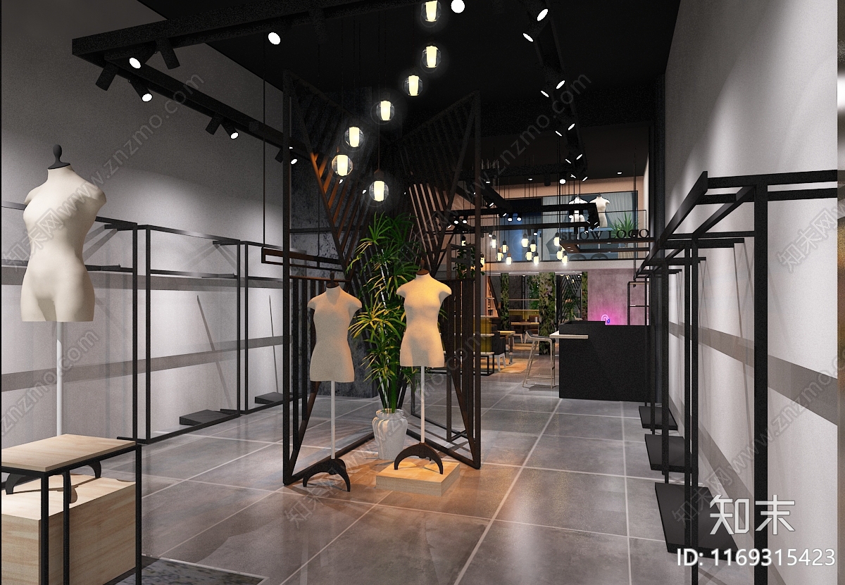 服装店cad施工图下载【ID:1169315423】