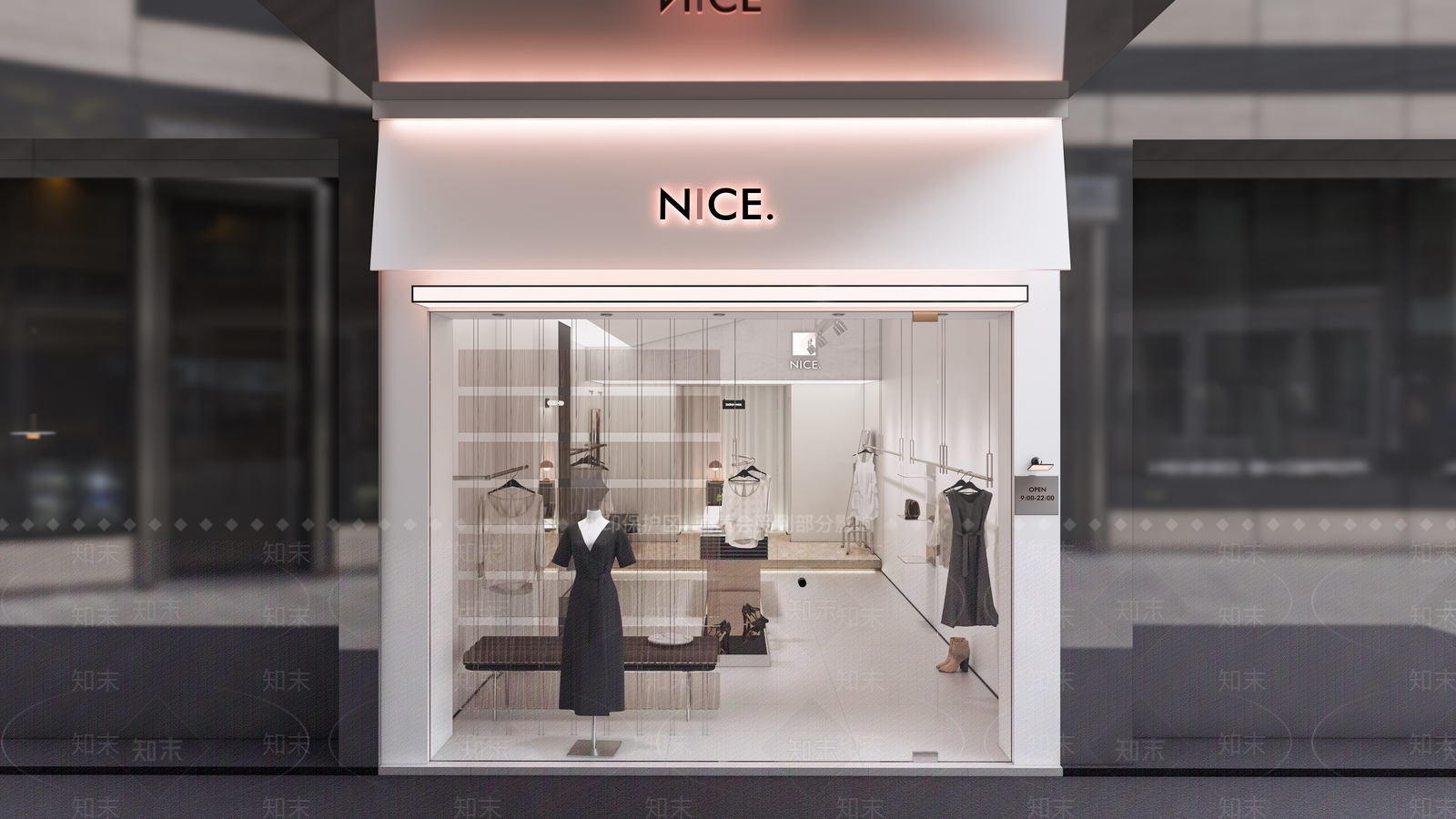 现代简约服装店SU模型下载【ID:1169318411】