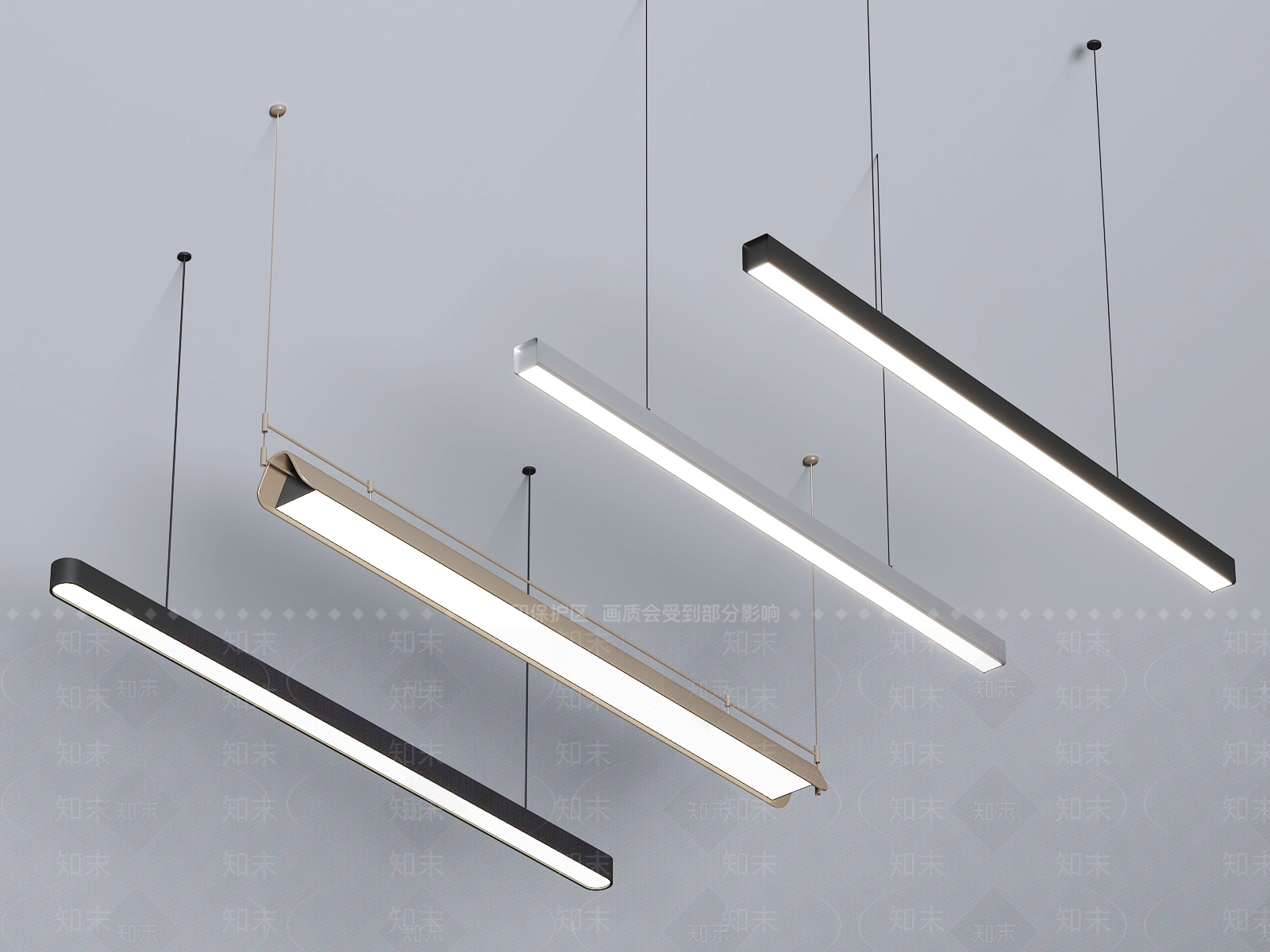 现代吊灯3D模型下载【ID:1169320142】_知末3d模型网