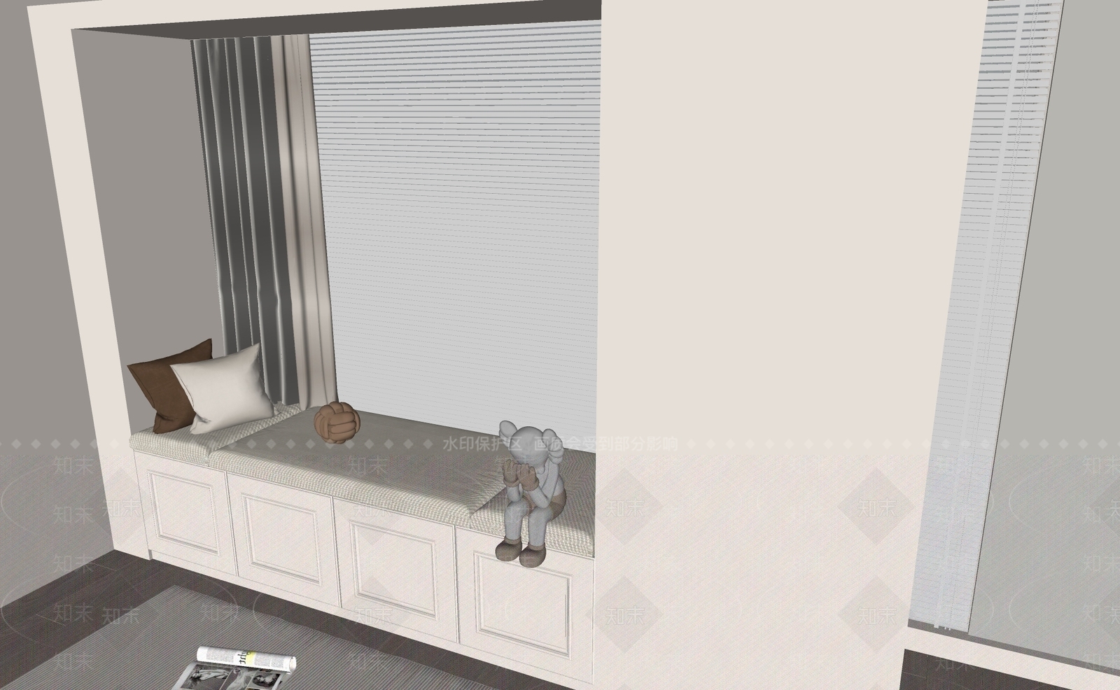 简欧其他柜子SU模型下载【ID:1169322550】