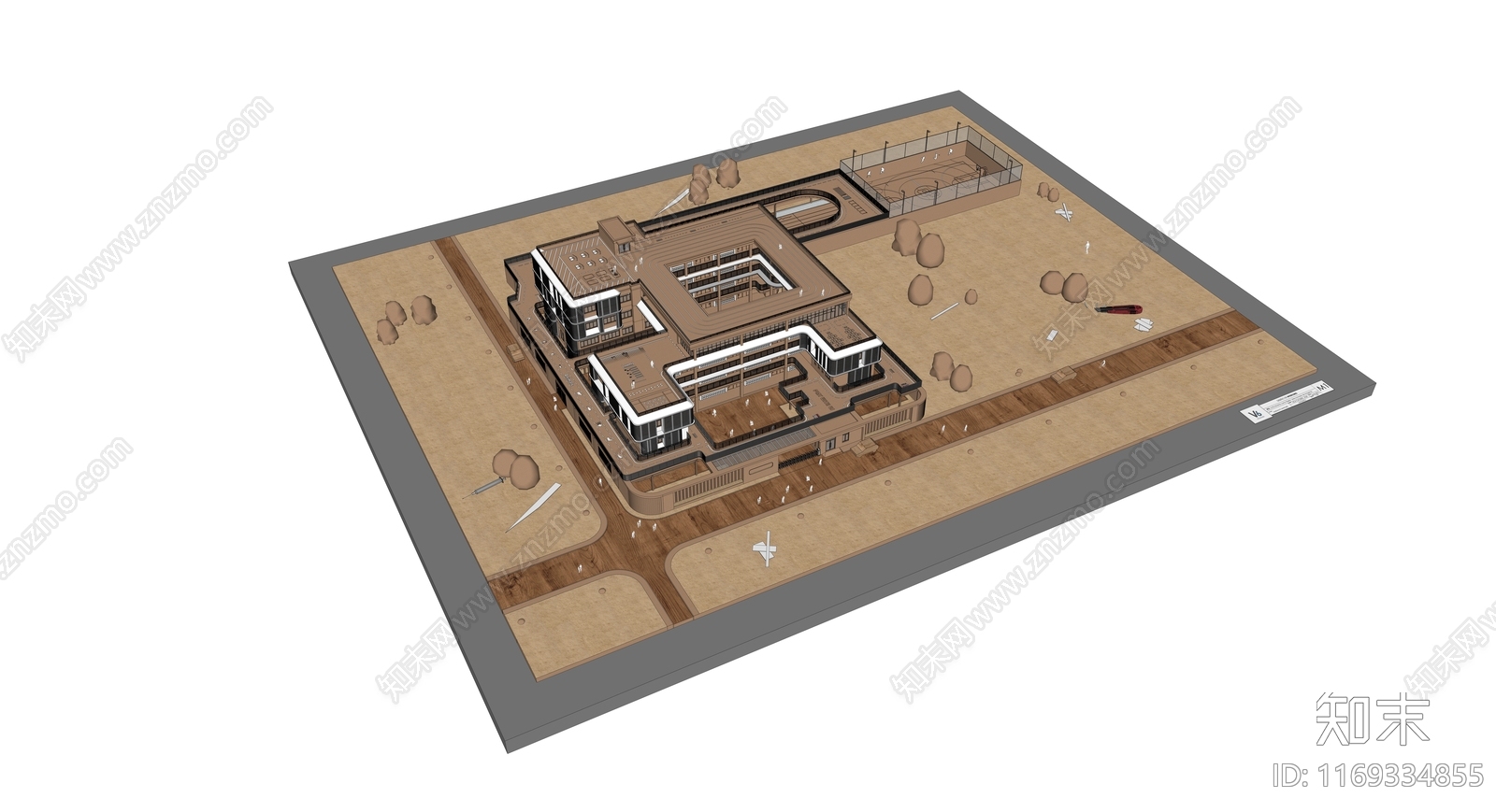 现代风格建筑SU模型下载【ID:1169334855】