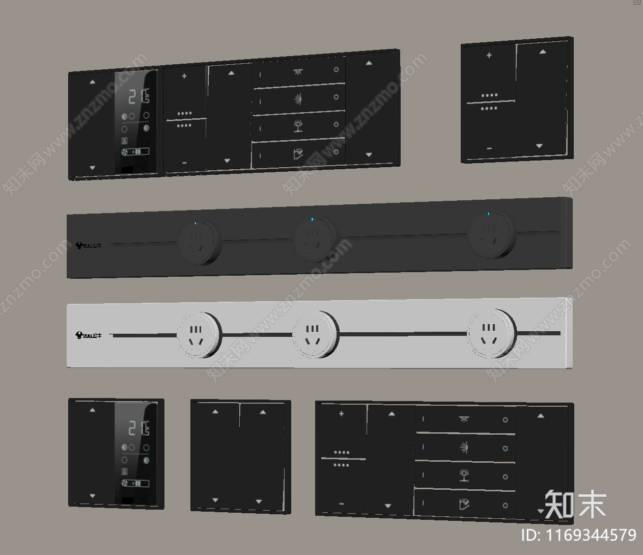 开关插座SU模型下载【ID:1169344579】