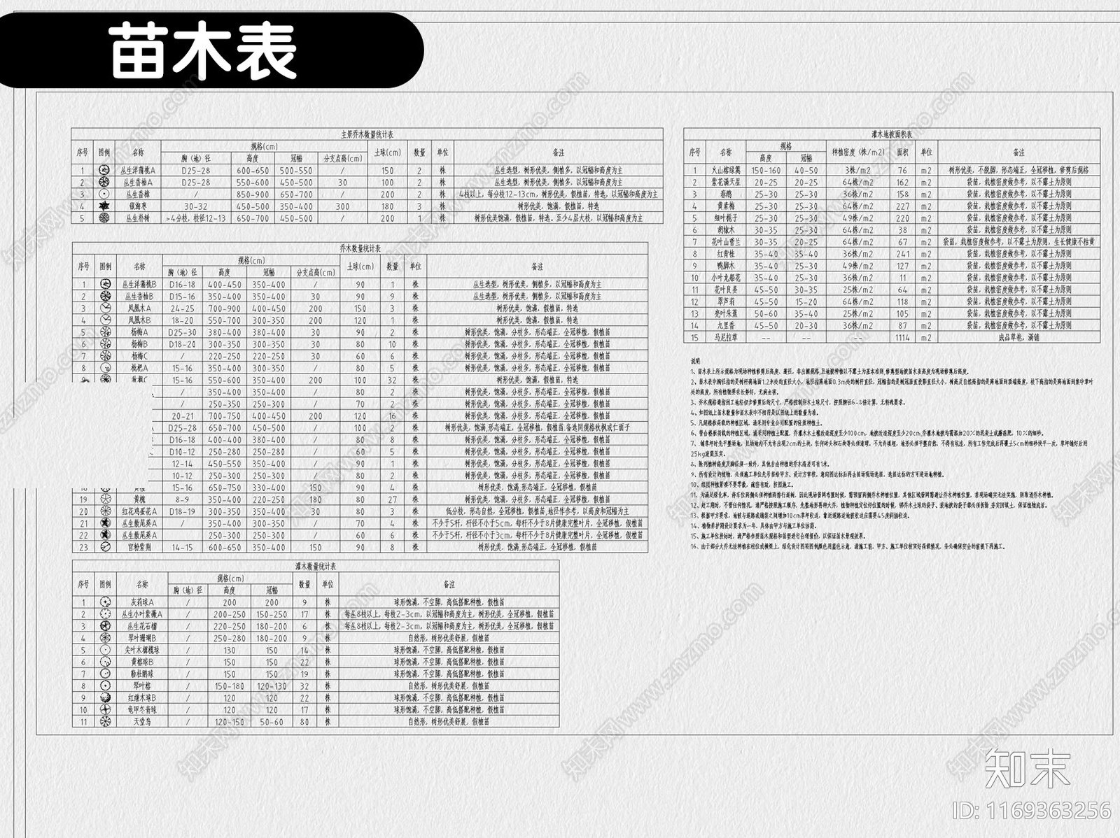 现代公园景观cad施工图下载【ID:1169363256】