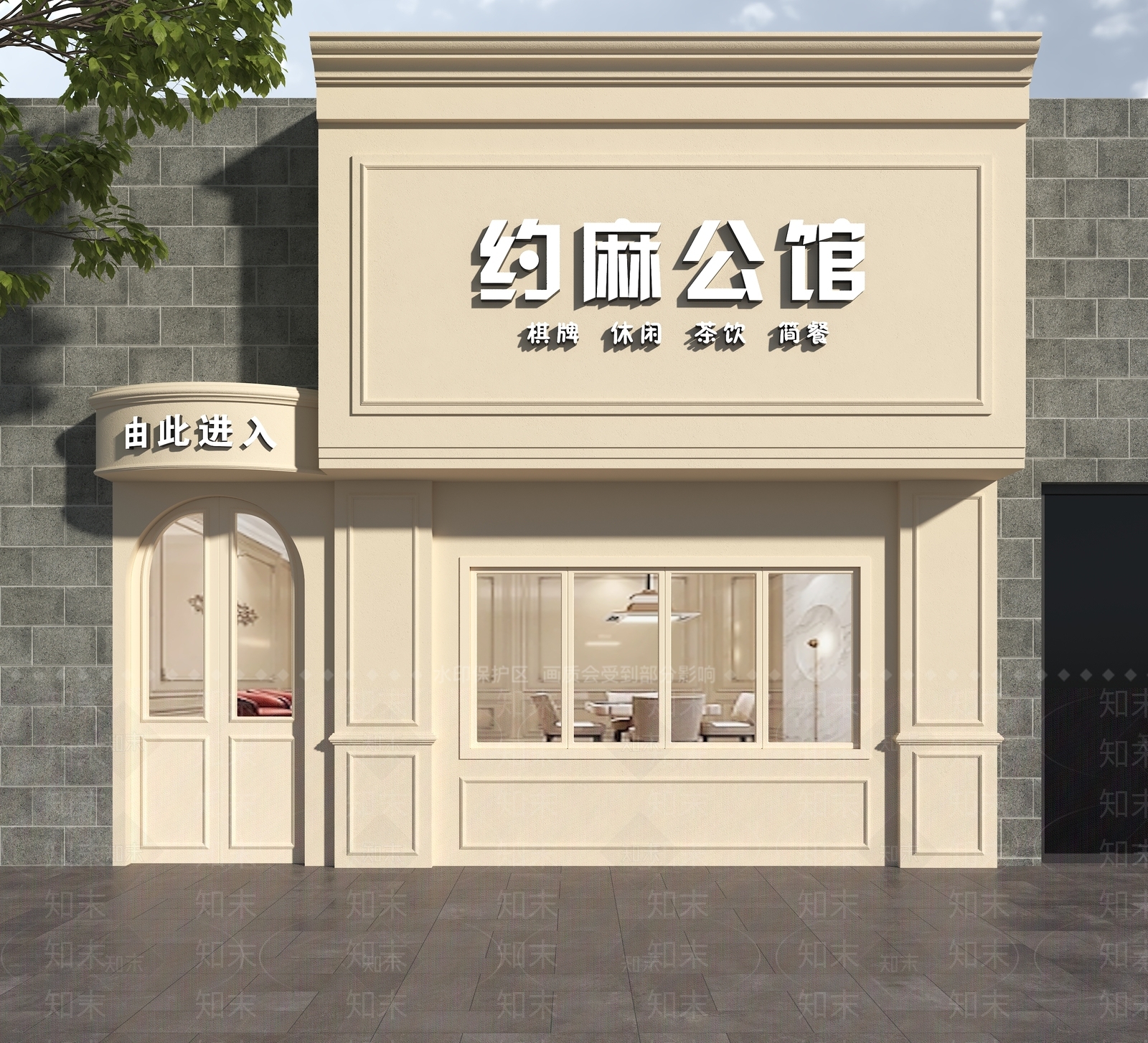 法式门头3D模型下载【ID:1169374294】