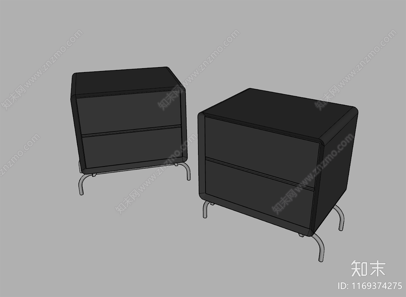 现代床头柜SU模型下载【ID:1169374275】