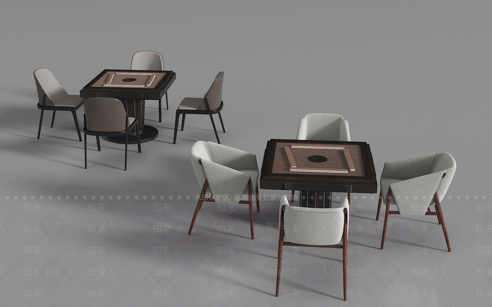 麻将桌3D模型下载【ID:1169382561】