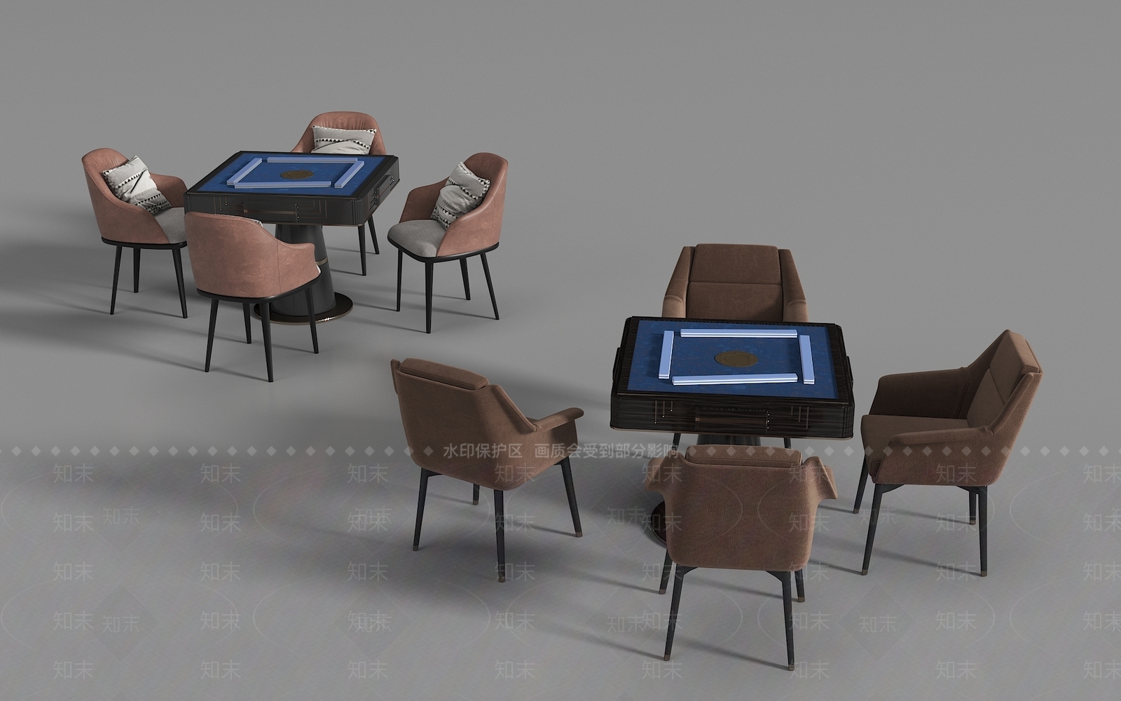 麻将桌3D模型下载【ID:1169382676】