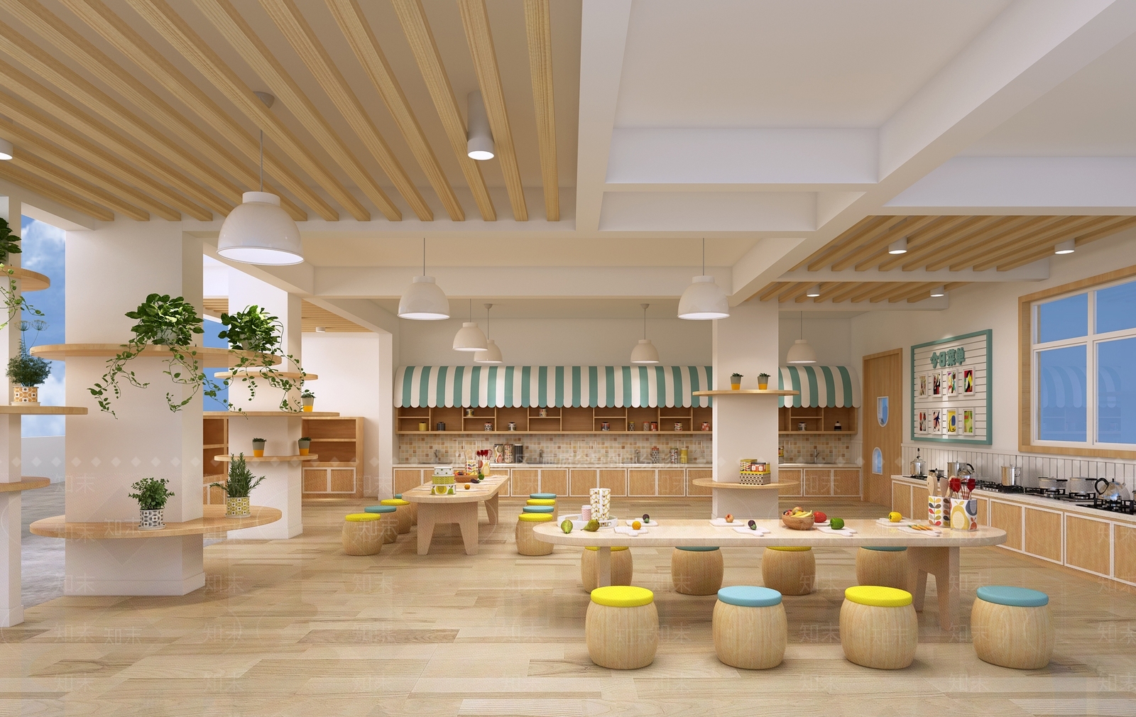 现代教室3D模型下载【ID:1169384356】
