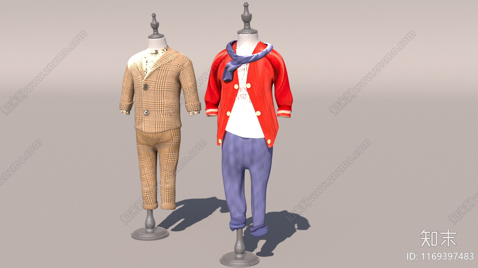 衣服3D模型下载【ID:1169397483】