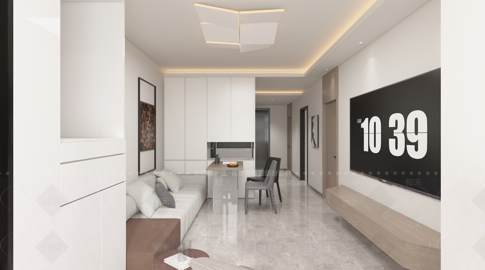 现代走廊3D模型下载【ID:1214709561】