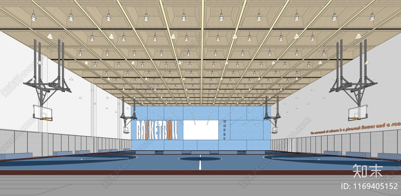 现代工业篮球场SU模型下载【ID:1169405152】