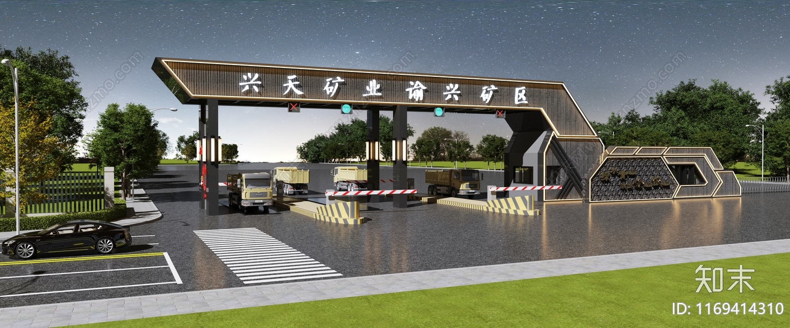 现代其他公共建筑3D模型下载【ID:1169414310】