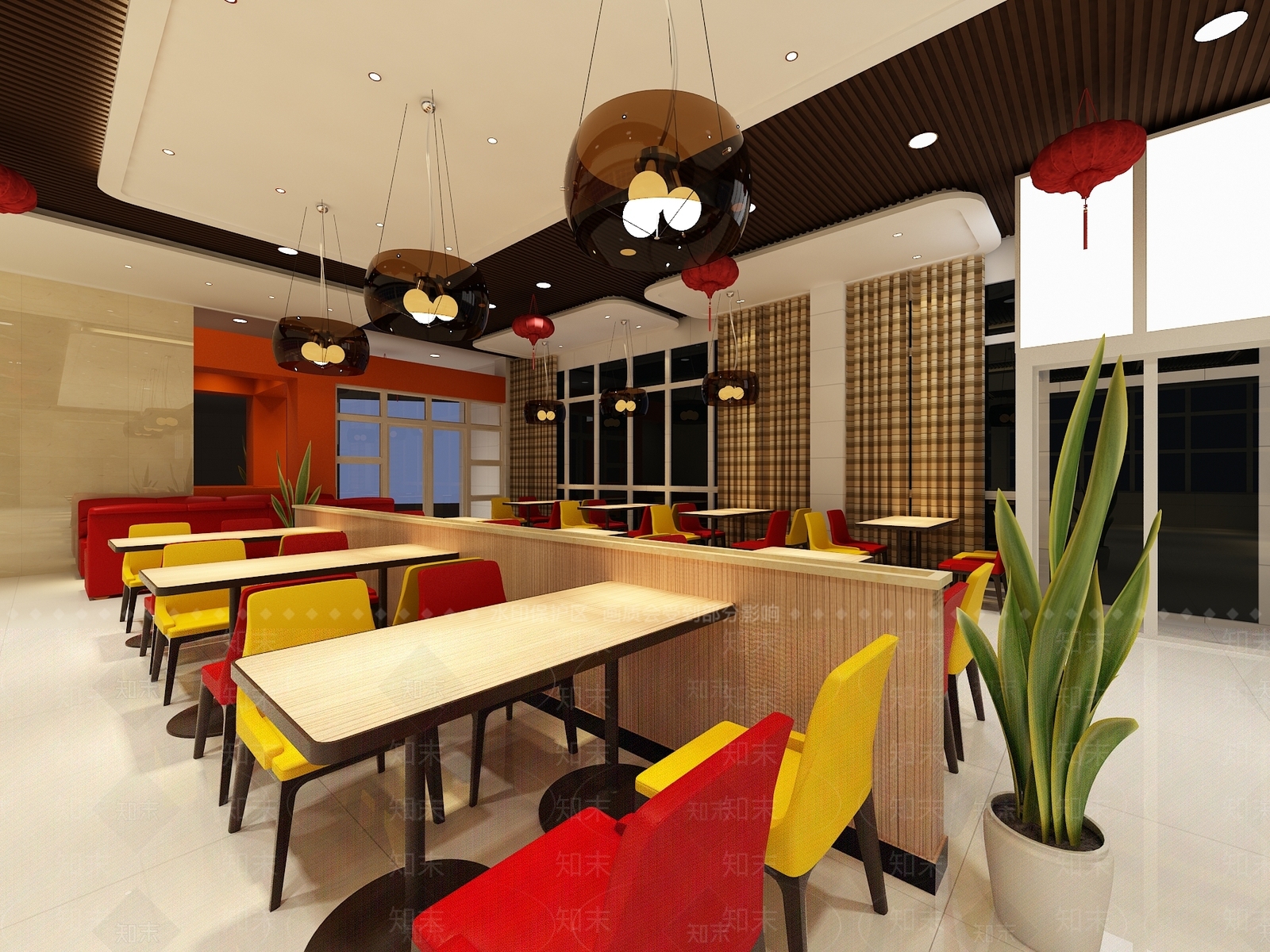 现代快餐店3D模型下载【ID:1169413031】
