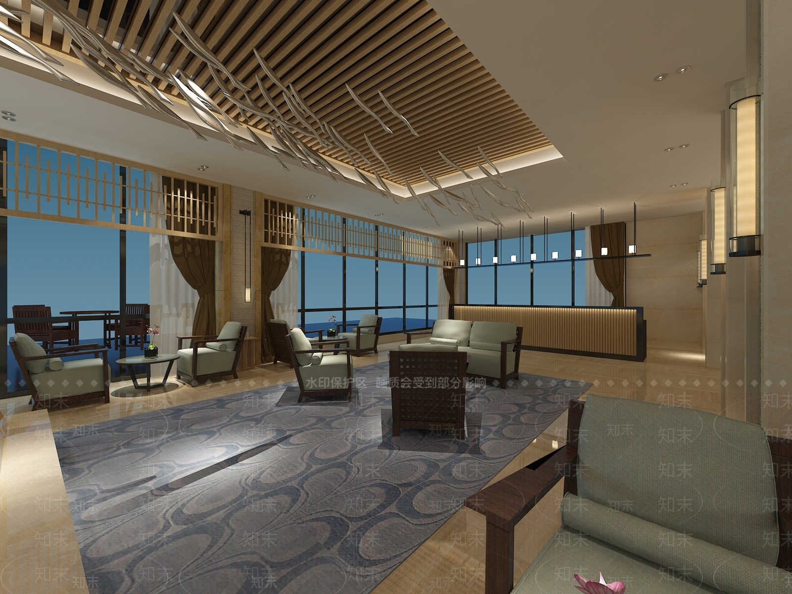现代售楼处3D模型下载【ID:1169414588】