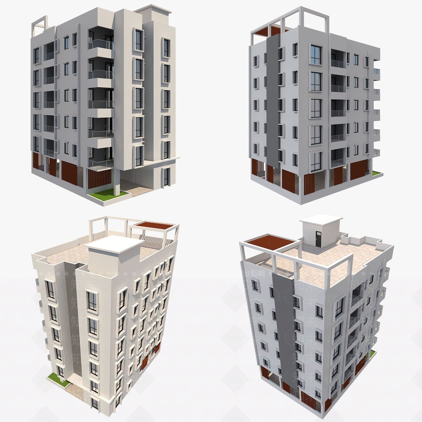 现代公寓3D模型下载【ID:1169415133】