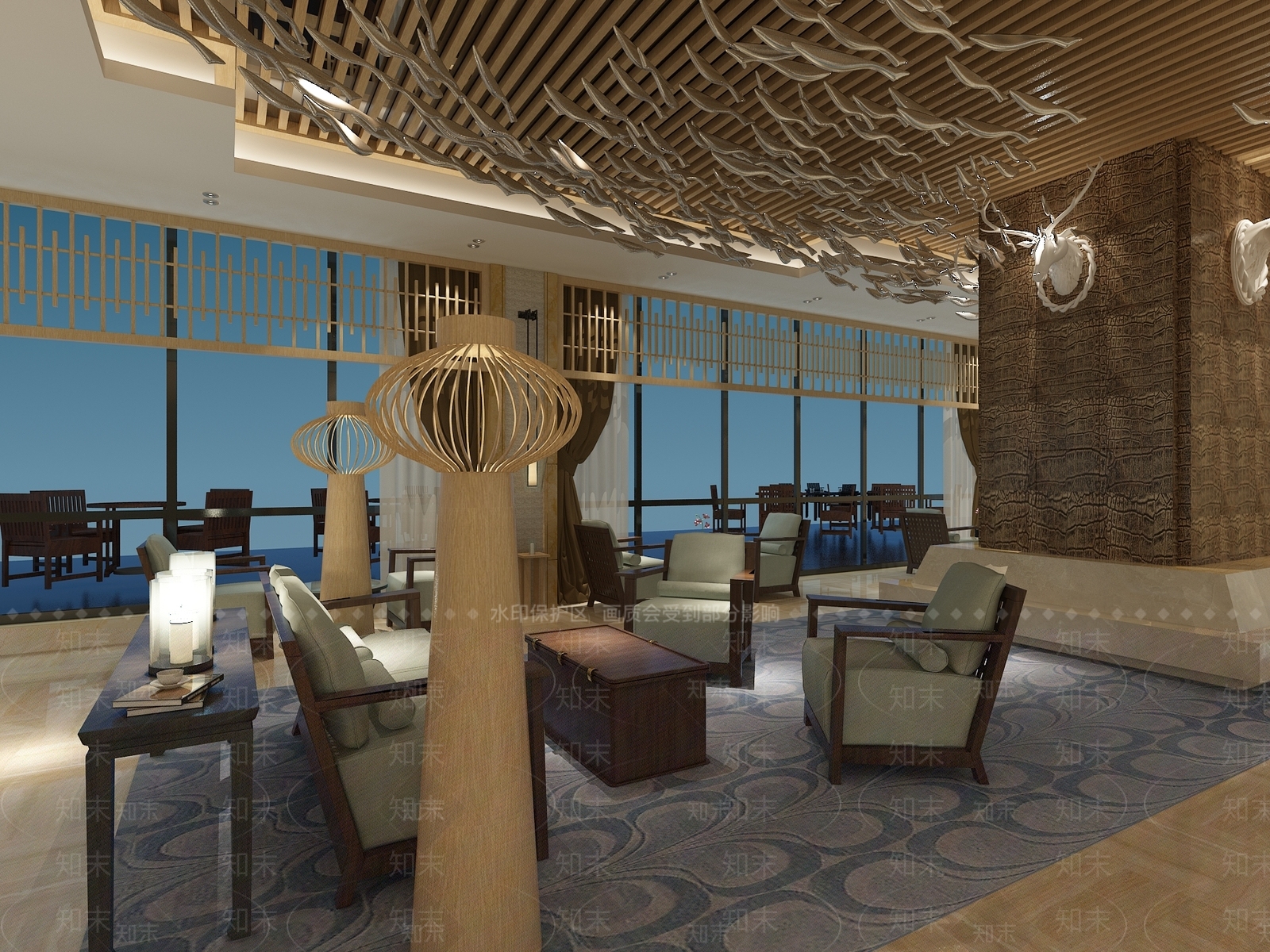 现代售楼处3D模型下载【ID:1169416090】