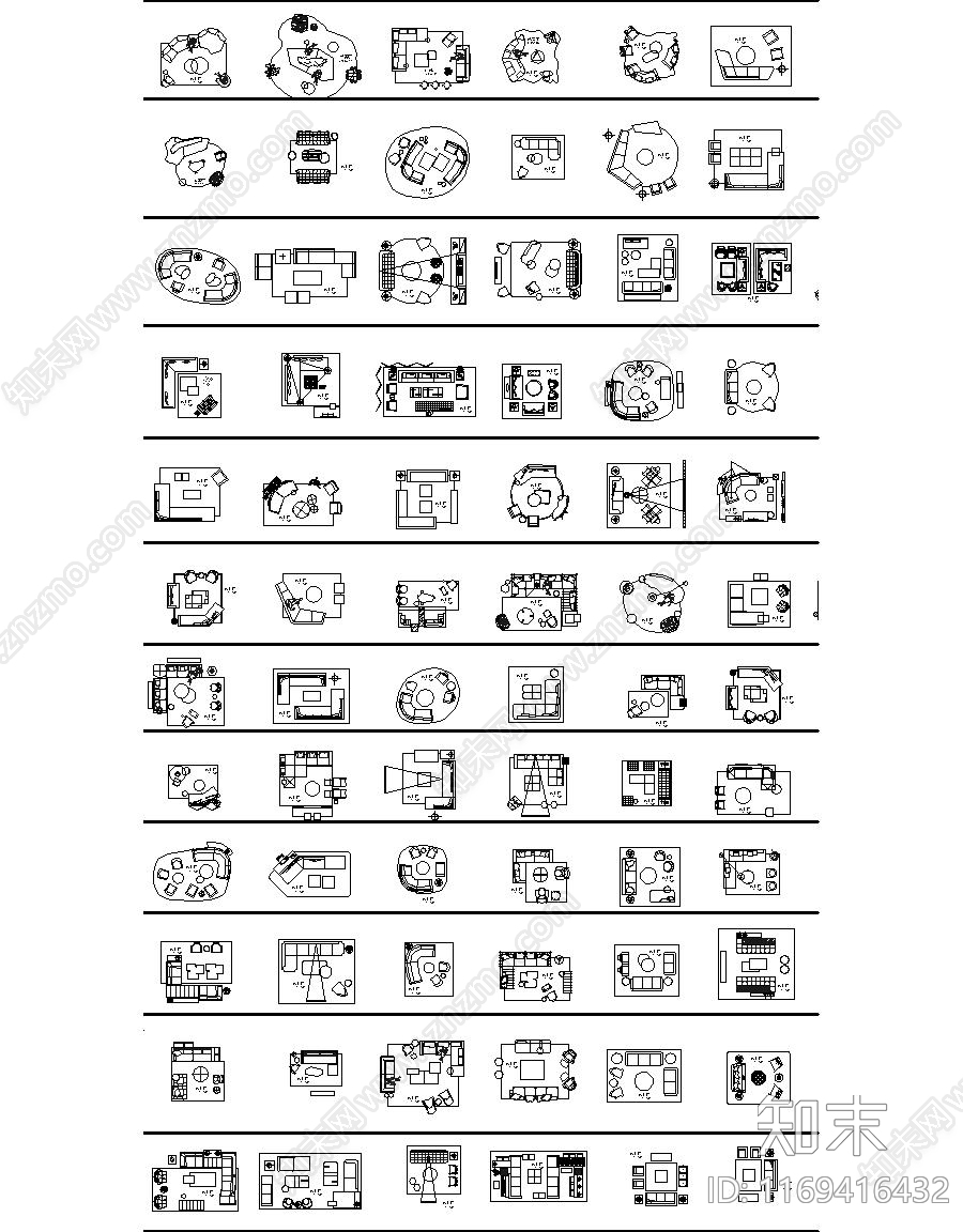 现代简约榻榻米施工图下载【ID:1169416432】