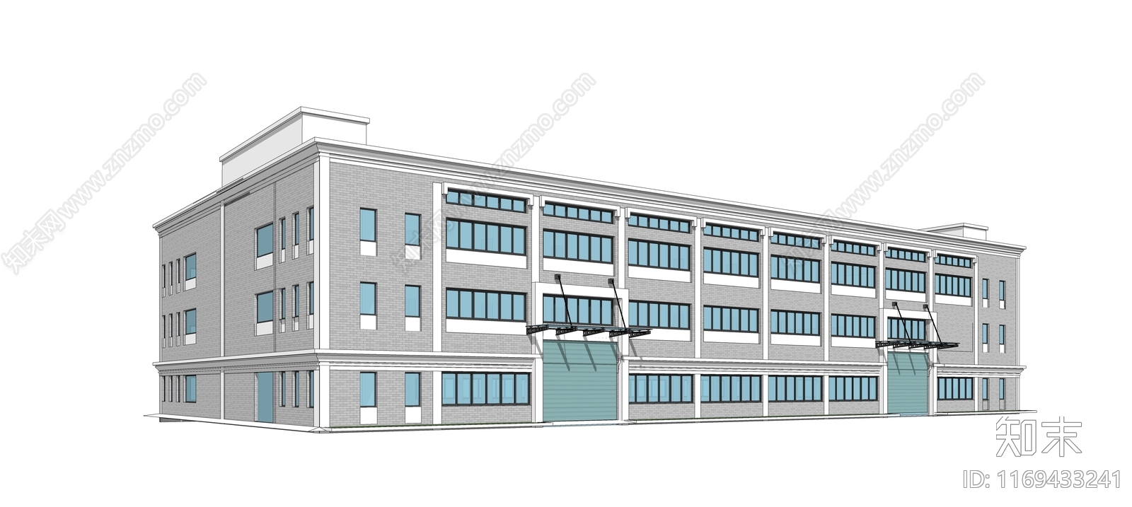 现代厂房SU模型下载【ID:1169433241】