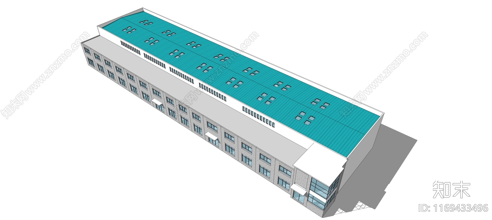 现代厂房SU模型下载【ID:1169433496】